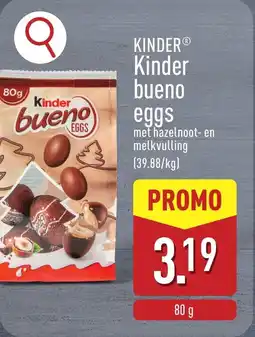 ALDI Kinder bueno eggs aanbieding