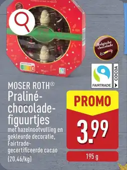 ALDI Moser roth pralinéchocolade figuurtjes aanbieding