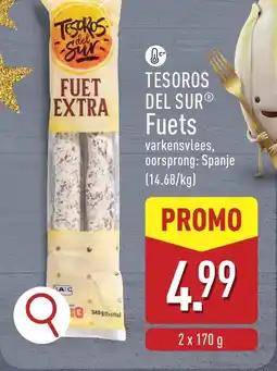 ALDI Tesoros del sur fuets aanbieding