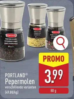 ALDI Portland Pepermolen aanbieding