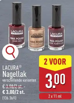 ALDI Lacura Nagellak aanbieding