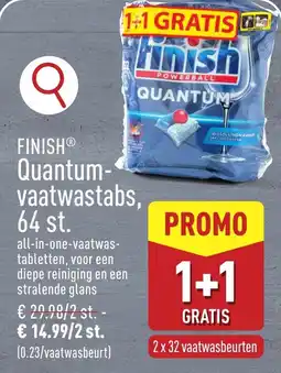 ALDI Finish quantum vaatwastabs aanbieding