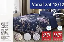 ALDI Novitesse satijnen dekbed-overtrek aanbieding