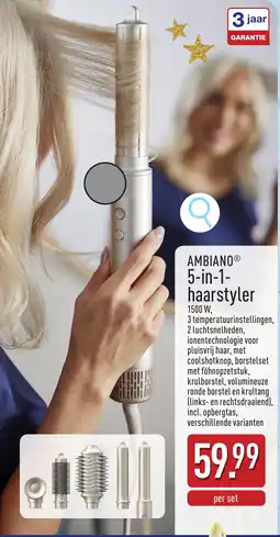 ALDI Ambiano 5 in 1 haarstyler aanbieding