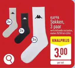 ALDI Kappa sokken aanbieding