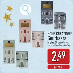 ALDI Home creation geurkaars aanbieding