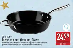 ALDI Crofton Diepe pan met titanium aanbieding