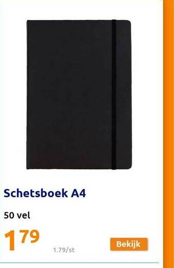 Action Schetsboek A4 aanbieding