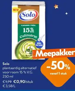 OKay Solo plantaardig alternatief voor room 15 % V.G. 250 ml aanbieding