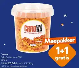 OKay Crroxx Balls Barbecue + Chili 200 g aanbieding