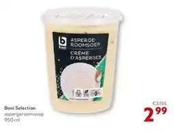 OKay Boni Selection aspergeroomsoep 950 ml aanbieding