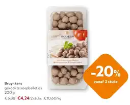 OKay Bruynkens gekookte soepballetjes 200 g aanbieding