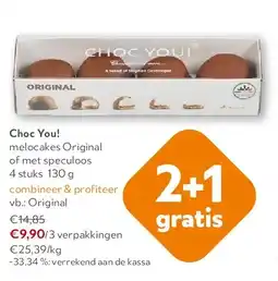 OKay Choc You! melocakes Original of met speculoos 4 stuks 130 g aanbieding