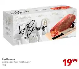 OKay Los Berones gedroogde ham met houder 1 kg aanbieding