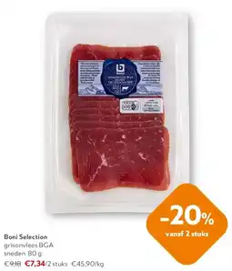 OKay Boni Selection grisonvlees BGA sneden 80 g aanbieding