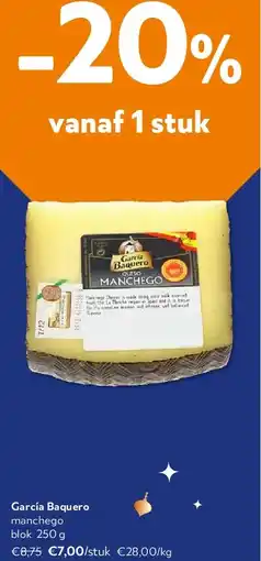 OKay García Baquero manchego blok 250 g aanbieding