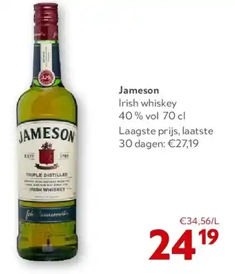 OKay Jameson Irish whiskey 40 % vol 70 cl aanbieding