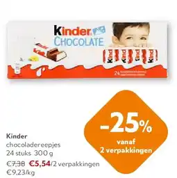 OKay Kinder chocoladereepjes 24 stuks 300 g aanbieding