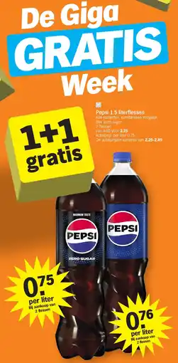 Albert Heijn Pepsi 1.5 literflessen aanbieding