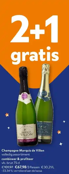 OKay Champagne Marquis de Villon aanbieding