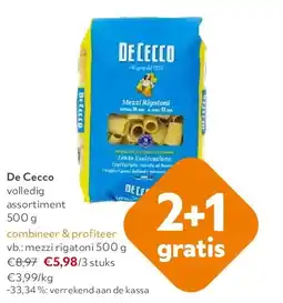 OKay De Cecco volledig assortiment 500 g aanbieding