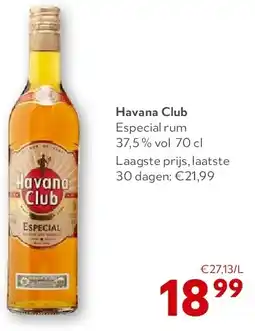 OKay Havana Club Especial rum 37,5 % vol 70 cl aanbieding