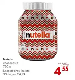 OKay Nutella chocopasta 750 g aanbieding
