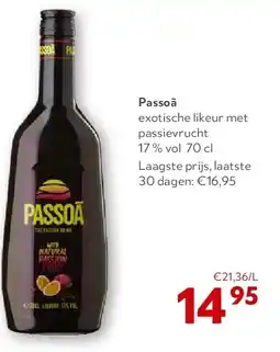 OKay Passoã exotische likeur met passievrucht 17 % vol 70 cl aanbieding