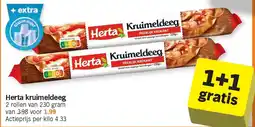 Albert Heijn Herta kruimeldeeg aanbieding