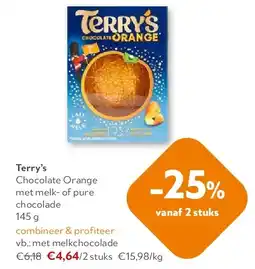 OKay Terry’s Chocolate Orange met melk- of pure chocolade 145 g aanbieding