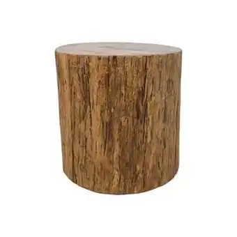 Leen Bakker HSM Collection bijzettafel Bora - naturelkleurig - 45x45 cm - Leen Bakker aanbieding