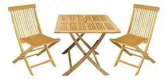 Dreamland Tuinset acacia met 2 stoelen aanbieding