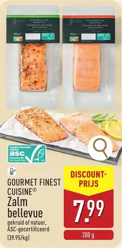 ALDI Gourmet finest cuisine zalm bellevue aanbieding