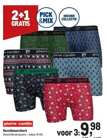 Pierre Cardin Kerstboxershort