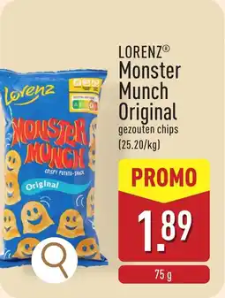 ALDI Lorenz monster munch original aanbieding