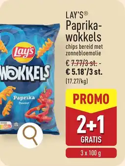 ALDI Lay's Paprika wokkels aanbieding