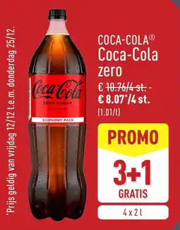 ALDI Coca-Cola zero aanbieding