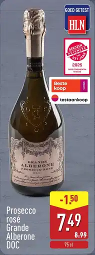 ALDI Prosecco Rosé Grande Alberone DOC aanbieding