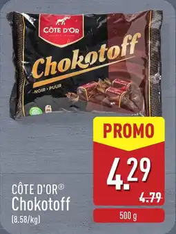 ALDI Côte d'or chokotoff aanbieding