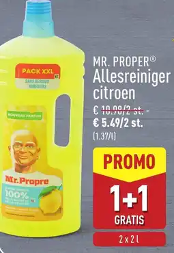 ALDI Mr. Propre Allesreiniger citroen aanbieding