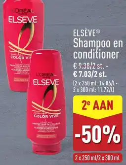ALDI Elsève shampoo en conditioner aanbieding