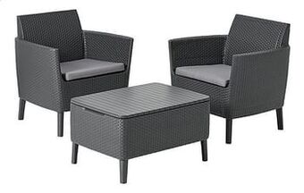 Dreamland Keter Allibert balkonset Salemo Graphite aanbieding