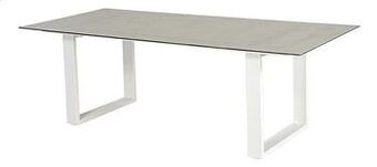 Dreamland Ocean tuintafel Ely wit L 220 x B 100 cm aanbieding