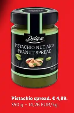 Lidl Pistachio spread aanbieding