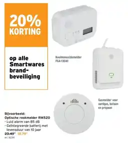 GAMMA Optische rookmelder RM520 aanbieding