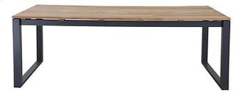 Dreamland Ocean tuintafel Selena antraciet L 220 x B 100 cm aanbieding