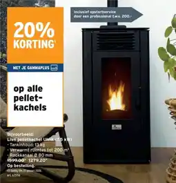 GAMMA Livn pelletkachel Ulvik (7,5 kW) aanbieding