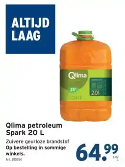 GAMMA Qlima petroleum Spark aanbieding