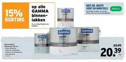 GAMMA Binnenlak aanbieding