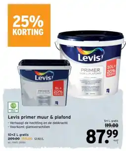 GAMMA Levis primer muur & plafond aanbieding